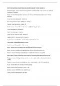 NOCTI CULINARY EXAM QUESTIONS AND ANSWERS ALREADY PASSED GRADED A&plus;