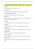 C715 Exam 7 Questions With Correct Answers&excl;&excl;