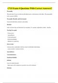 C715 Exam 4 Questions With Correct Answers&excl;