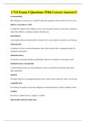C715 Exam 3 Questions With Correct Answers&excl;&excl;