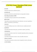 C715 WGU Exam 2 Questions With Correct Answers&excl;&excl;