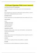C715 EXAMS BUNDLE ALL WITH VERIFIED SOLUTIONS