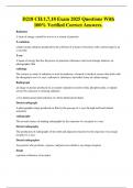 D218 CH&colon;1&comma;7&comma;18 Exam 2025 Questions With 100&percnt; Verified Correct Answers&period;