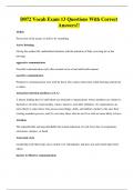 D072 Vocab Exam 13 Questions With Correct Answers&excl;