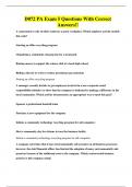 D072 PA Exam 5 Questions With Correct Answers&excl;&excl;