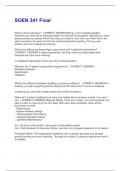 SOEN 341 Final Explore New  Actual Questions and Answers&vert;2025 Update&vert; 100&percnt; Correct&period;