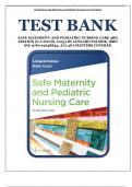 Test Bank for Safe Maternity and Pediatric Nursing Care 3rd Edition &lpar;F&period;A Davis &comma; 2025&rpar; by Linnard Palmer&comma; Isbn no&semi; 9781719648844 &lpar;Chapters 1-38&rpar; COMPLETE TEST BANK