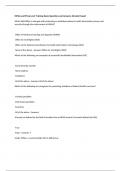 HIPAA and Privacy Act Training Exam Questions and Answers Already Passed 