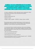 Cardiac NCLEX Exam Prep 2025 &ndash; Practice Questions with Multiple-Choice Answers