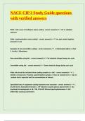 NACE CIP 2 Study Guide questions &lpar;118 questions&rpar; with verified answers 