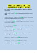 3&period; RESTful API UPDATED   Exam  Questions and CORRECT Answers 