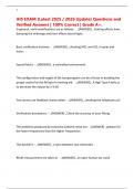 IHS EXAM &lpar;Latest 2025 &sol; 2026 Update&rpar; Questions and Verified Answers &vert; 100&percnt; Correct &vert; Grade A&plus;&period;