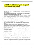 LPN-RN transitions Claywell chapter 1