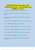np 230   Bundled Exam Questions WITH  CORRECT Answers