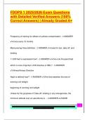 FDOPS 1 2025&sol;2026 Exam Questions  with Detailed Verified Answers &lpar;100&percnt;  Correct Answers&rpar; &vert; Already Graded A&plus; 