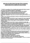 NUR 504 3P APEA PRACTICE MULTIPLE CHOICES  QUESTIONS WITH COMPLETE SOLUTIONS&period; 
