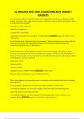 IIA PRACTICE TEST PART 1 QUESTIONS WITH CORRECT ANSWERS