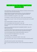 MENDIX Exam Questions and Correct Solutions 2025&sol;2026