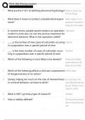PSYC 382 PREVIOUS EXAMS 132 QUESTIONS WITH SOLVED SOLUTIONS&excl;&excl;