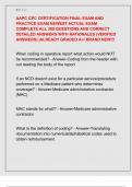 AAPC CPC CERTIFICATION FINAL EXAM AND  PRACTICE EXAM NEWEST ACTUAL EXAM  COMPLETE ALL 300 QUESTIONS AND CORRECT  DETAILED ANSWERS WITH RATIONALES &lpar;VERIFIED  ANSWERS&rpar; &vert;ALREADY GRADED A&plus;&sol; BRAND NEW&excl;&excl;&excl; 