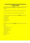 IAM CERTIFICATION EXAM 2024 EXAM QUESTIONS WITH CORRECT ANSWERS