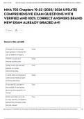MHA 702 Chapters 19-22 &lpar;2025&sol; 2026 UPDATE&rpar; COMPREHENSIVE EXAM QUESTIONS WITH VERIFIED AND 100&percnt; CORRECT ANSWERS BRAND NEW EXAM ALREADY GRADED A&plus;&excl;&excl;