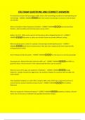 CSS EXAM QUESTIONS AND CORRECT ANSWERS