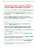 PearsonVue Life Insurance Practice Exam 75 CORRECT  QUESTIONS AND ANSWERS&sol; LATEST UPDATE WITH SOME  PRACTICE EXAM IN IT 2025 GRADED A&plus; &lbrace;TESTBANK&rcub;