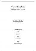 Pakistan studies Cambridge assessment paper 2059&sol;01