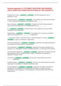 Pesticide Applicator C2 174 CORRECT QUESTIONS AND ANSWERS&sol;  LATEST UPDATE WITH SOME PRACTICE EXAM IN IT 2025 GRADED A&plus;  