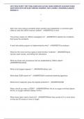 CSST FIELD SAFETY TEST FINAL EXAM 2024 ACTUAL EXAM COMPLETE ACCURATE EXAM QUESTIONS WITH DETAILED VERIFIED ANSWERS &lpar;100&percnt; CORRECT ANSWERS&rpar;&sol;ALREADY GRADED A&plus;