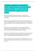 CAPSTONE FUNDAMENTALS ASSESSMENT &sol; EXPERT-VERIFIED ACTUAL EXAM QUESTIONS & CORRECT ANSWERS &sol; A&plus; STUDY GUIDE FOR GUARANTEED PASS &vert; NEWEST 2025&sol;2026 EDITION