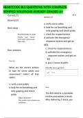 Heartcode BLS &vert; Questions with complete verified solutions &vert; already graded A&plus;