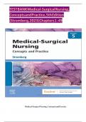Test Bank For Medical-Surgical Nursing&comma; Concepts and Practice&comma; 5th Edition By Holly K&period; Stromberg&vert;9780323810210&vert; All Chapters 1-49&vert; LATEST