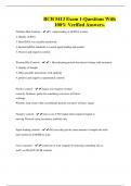 BCH 5413 Exam 1-Questions With 100&percnt; Verified Answers&period;