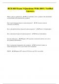 BCH 403 Exam 3-Questions With 100&percnt; Verified Answers