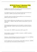 BCH 5413 Exam 3 -Questions With 100&percnt; Verified Answers&period;