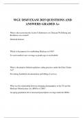 WGU D545 EXAM 2025 QUESTIONS AND ANSWERS GRADED A&plus;