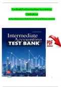 Test Bank For Intermediate Accounting&comma; 11th Edition by David Spiceland&comma; Mark Nelson&comma; Wayne Thomas&comma; Jennifer