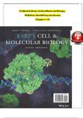 KARP&rsquo;S CELL AND MOLECULAR BIOLOGY&comma; 9TH EDITION TEST BANK Test Bank For Karp&rsquo;s Cell and Molecular Biology&comma; 9th Edition By Gerald Karp&comma; Janet Iwasa&comma; Wallace Marshall ISBN&colon; 9781119598169 ISBN&colon; 9781119598244