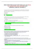 HESI GERIATRICS EXAM TEST BANK 2025-2026&vert;REAL 350&plus; QUESTIONS AND ANSWERS&vert;100&percnt; VERIFIED&vert;ALREADY GRADED A&plus;