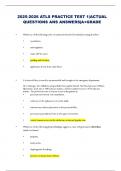 2025-2026 ATLS PRACTICE TEST 1&vert;ACTUAL QUESTIONS ANS ANSWERS&vert;A&plus;GRADE