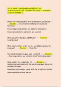DELTA RAMP COMPREHENSION TEST &lpar;ACTUAL  2025&sol;2026&rpar;QUESTIONS AND VERIFIED CORRECT ANSWERS ALREADY GRADED A&plus;