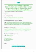 Healthcare Economics Midterm &vert; 2025&ndash;2026 &vert; Verified Review and Actual Exam Q&A with Explanations