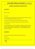  CM 4221 FINAL EXAM QUESTIONS AND ANSWERS 2025