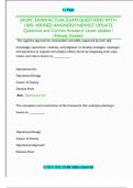 Junior Associate of the OPCW &lpar;JAOPC&rpar; Programme &ndash; Final Exam 2022 &vert; Multiple Choice and Short Answer Questions with Answers
