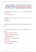  MH701 FINAL EXAM 2025&vert;ACTUAL EXAM TESTBANK WITH 600&plus;QUESTIONS AND CORRECT ANSWERS&vert;LATEST UPDATE&vert;ALREADY GRADED A&plus;