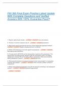 FIN 365 Final Exam Practice Latest Update  With Complete Questions and Verified  Answers With 100&percnt; Guarantee Pass&excl;&excl;&excl; 