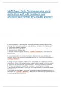 VATI Green Light Comprehensive study  guide tests with 432 questions and  answers&lpar;well verified by experts&rpar; graded&plus; 