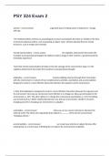 PSY 324 Exam 2 Complete Questions And Answers Verified Answers Guaranteed Success&period;